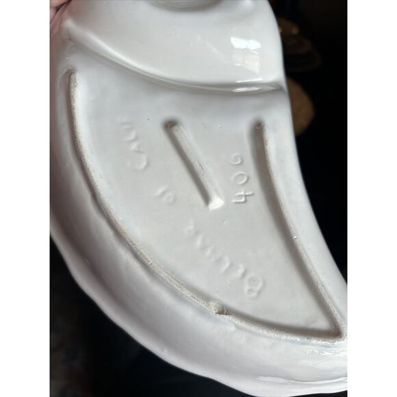 Vintage Belmar‎ of California Divided 2-Piece White Relish Tray 406 Vegetable - Picture 3 of 7